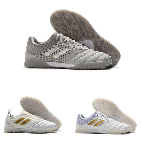 

mens comfortable copa 19.1 slip-on champagne solar copa 19.1 in tf soccer football shoes boots scarpe calcio cleats size 39-45, Black