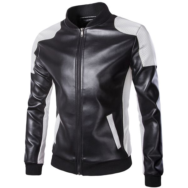 

2019herobiker classical motorcycle jacket men vintage retro casual pu leather jacket punk windproof biker motorcycle moto