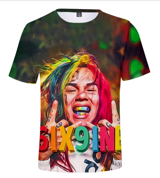 

harajuku мода 3d с коротким рукавом аниме 6ix9ine мужская и женская футболка с принтом kaneki 3d повседневная футболка hipster hip hop 2019, White;black