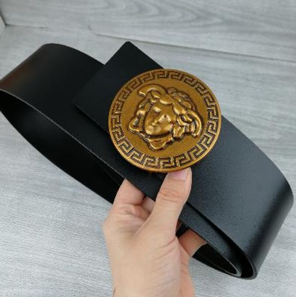 

fashionable men's and women's wide belts, highlighting the noble life. high-grade belts, men's leisure fashion business belts, Black;brown