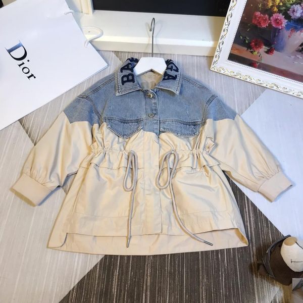 

2019 new autumn and winter children's jacket190813#0007, Blue;gray