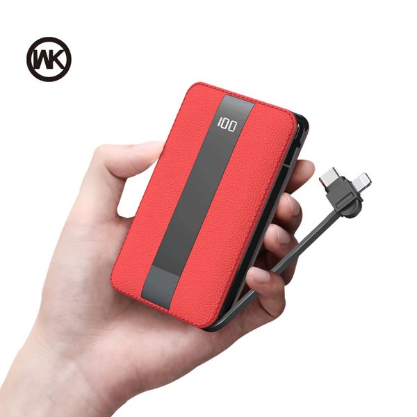 

wk light mini power bank 10000mah portable charger powerbank for fast charging for iphone xiaomi smart screen display powerbanck