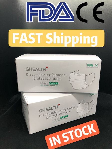 

in stock safety clean healthy disposable face masks 3 ply disposable for anti-dust and anti-pollutant fast shipping