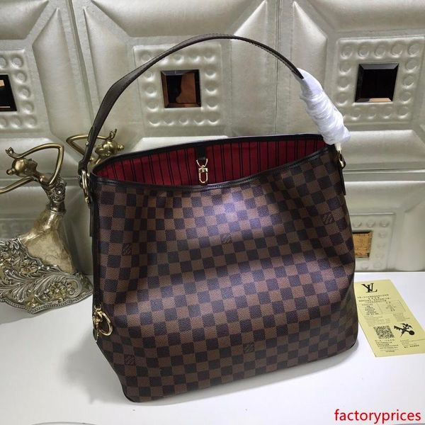 

n50156 damier azur canvas eather fashion brown shoulder bags hobo handbags handles boston cross body messenger shoulder bags