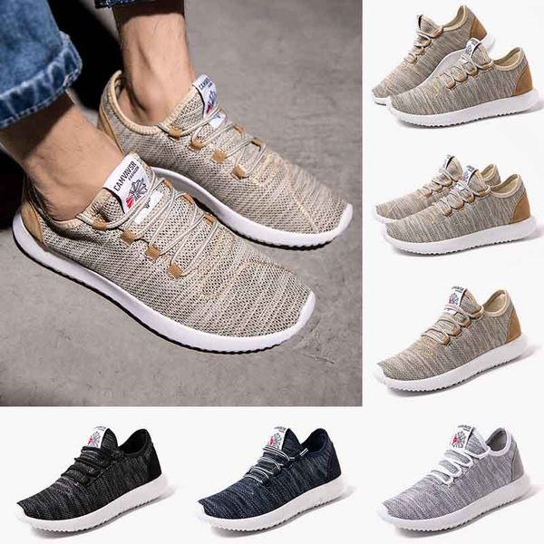 nova venda 2023 designerHot Fashion Fashion Men Respirável Casual Shoes Black White Red Fashion Mens Trainer Men Athletic Sports Sneaker Size 39-46 s117