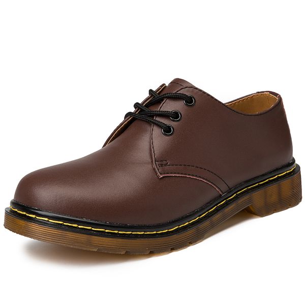 

big size breathable men's oxford shoes dress shoes men flats fashion genuine leather casual work, Black