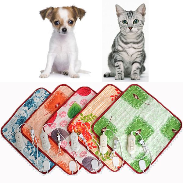 

25# pet electric heating blanket cat electric heated pad anti-scratch dog heating pad sleeping bed winter warm blanket 40*60cm