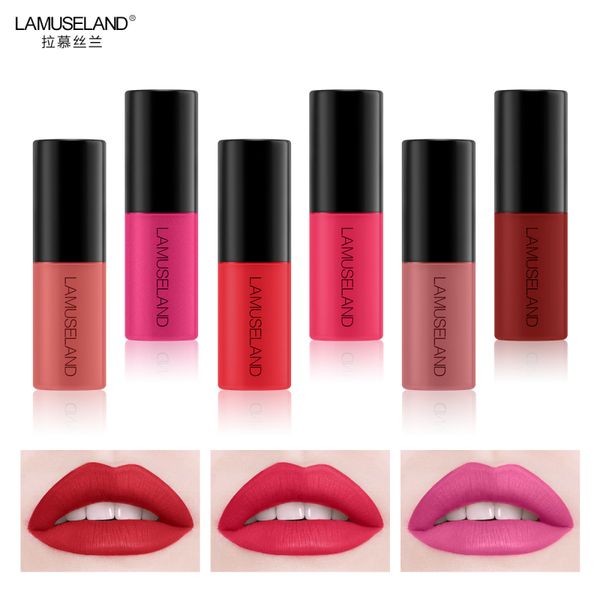 

sample size mini liquid lipstick waterproof long-lasting matte easy to carry 12 colors 3.5g lip makeup brand lamuseland tslm1