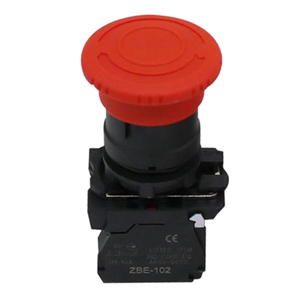

22mm emergency smushroom head push button switch waterproof durable