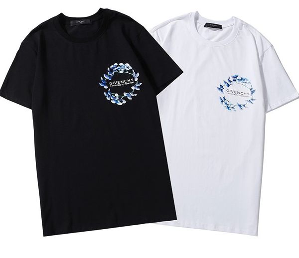 

luxurymen designertshirts summer tshirt crane printing designertshirt hip hop fashion men women short sleeve tees 2030206q, White