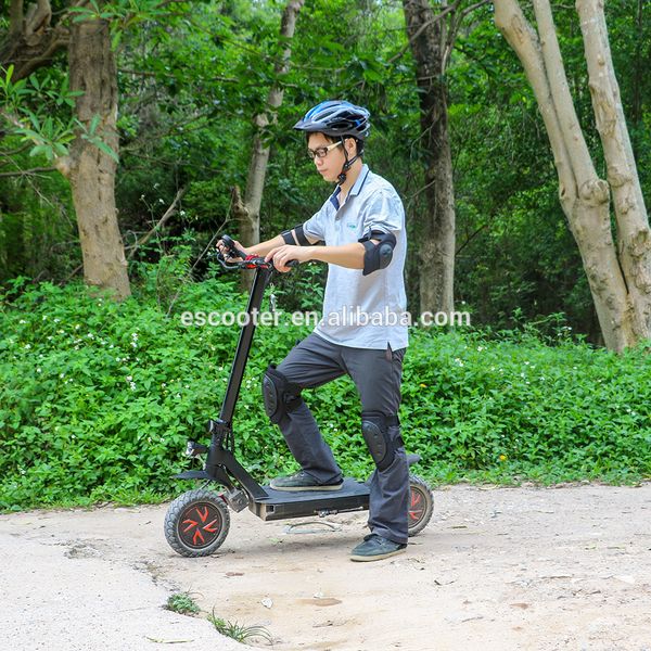 

e4-9 10 inch vacuum tire dual motor weped electric scooter with headlight