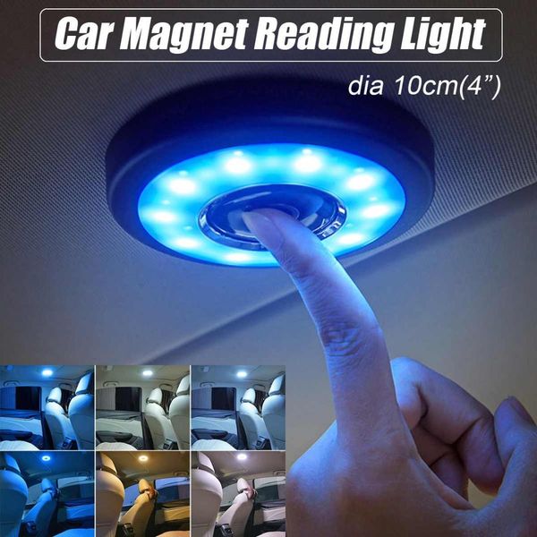 

led car interior reading light auto usb charging roof magnet auto day light trunk drl square dome vehicle indoor ceiling lamp
