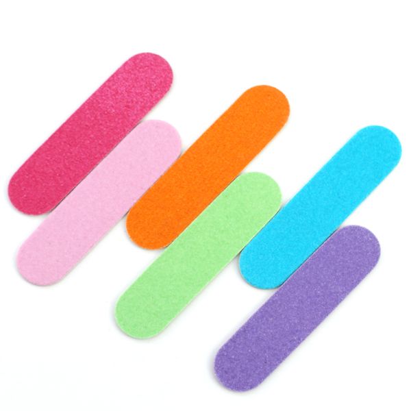 

50pcs/lot disposable mini nail file buffers doubleside block sanding nail art accessories art washable buffering file