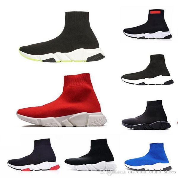 

luxury of dreams designer casual sock shoes speed trainer black red triple black outdoor socks sneaker trainer socks shoe 36-45