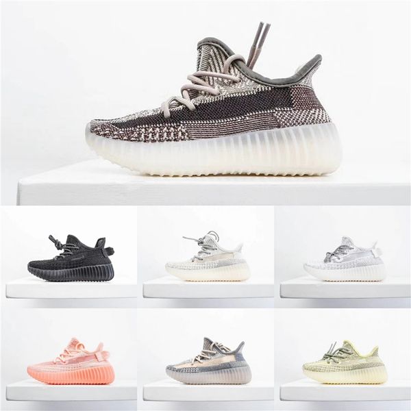 

2020 new kids kanye west running shoes infant children sports shoes boys and girls outdoor tennis trainers all sky star eakers#252