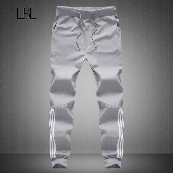 

2018 joggers men casual bottoms striped mens sweatpants hip hop autunm trousers male gyms clothing plus size 5xl pantalon hombre, Black