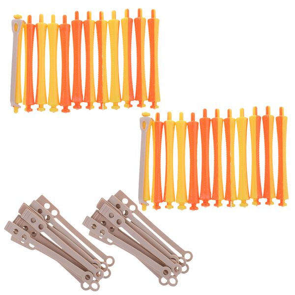 

24 pieces hair grip curlers rollers salon hairdressing styling tool 1.6x9 cm