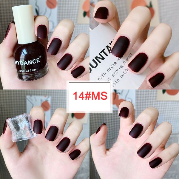 

matte nail polish satin velvet long-lasting nail polish for girls art decoration