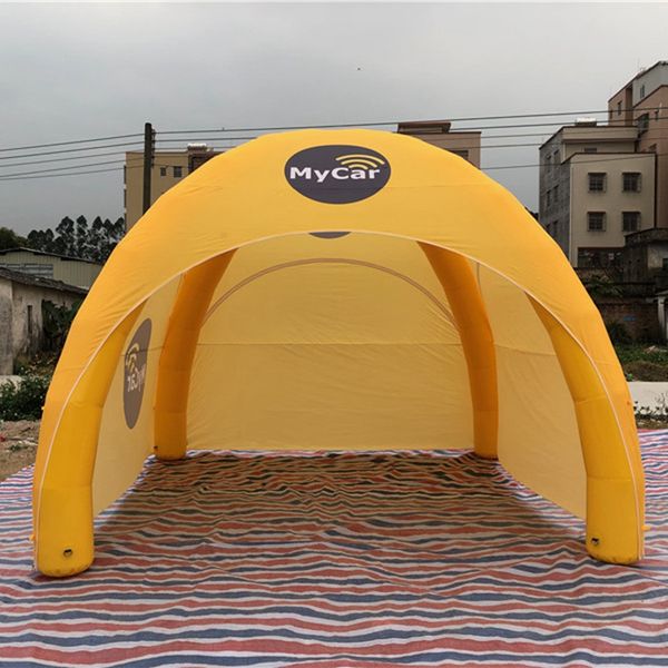 

customized airtigth style inflatable spider tent heat sealed party dome once inflated used for weeks event canopy balloon with zipper doors