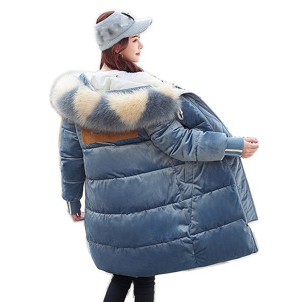 

women long thick warm jacket female winter warm jacket women women's winter wadded down outwear chaqueta mujer coat parka, Tan;black