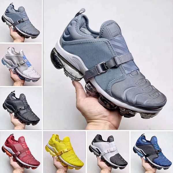 

2019 all black mens vmax plus paris cushion running shoes tn plus 2.0 strap that wraps around mens designer sneakers