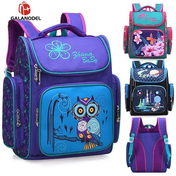 

school backpacks for teenagers girls large capacity printing orthopedic backpack owl butterfly bag for girl kids satchel