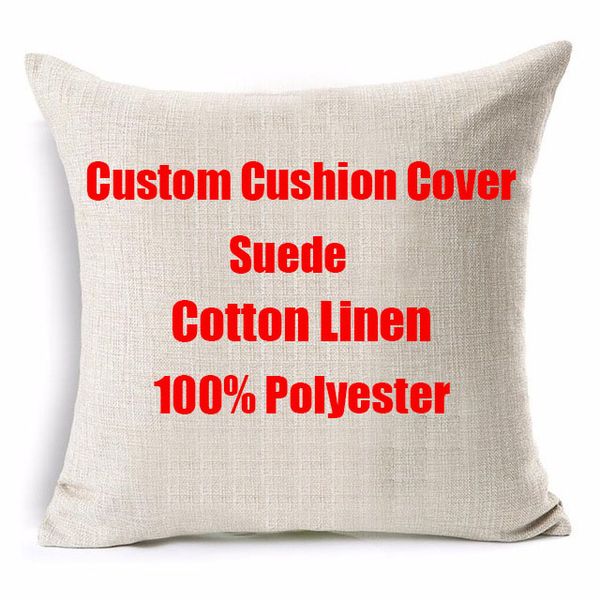 

customization home decorative pillows customize diy cushion cover personalized linen pillowcase print p image picture