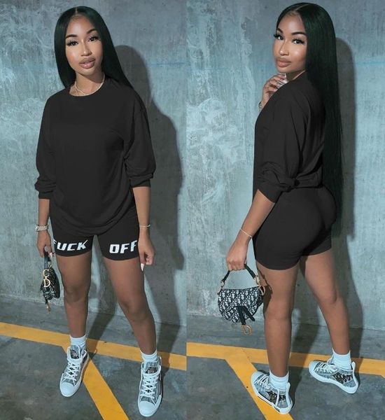 

женин бег set tracksuit 2pcs / set поведневнй ине ѬениѬовки одежда пђие длинн, Black;blue