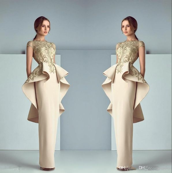 

элегантные рукава с атласной оболочкой вечерние платья 2019 кружевная аппликация многослойные оборки с баской напольные платья для вечеринок, Black;red