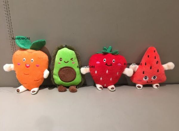 

cute design, 8cm approx. little fruit into faces , key chain lady girl kid's gift plush stuffed toy doll