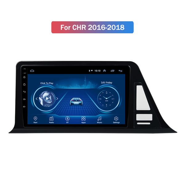 

9-дюймовый android 10 полный сенсорный автомобильной навигации и мультимедийная система для toyota chr 2016-2018