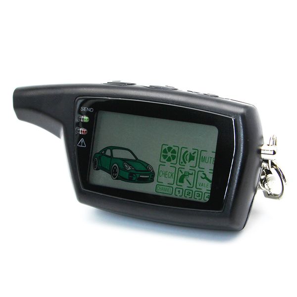 

5pcs pandora dxl3000 remote control key fob chain keychain for russian version vehicle security two way car alarm system