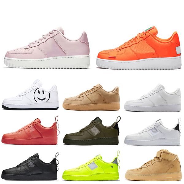 

new designer 1 utility black white dunk women outdoor shoes red one high low cut wheat mens trainers sports sneakers size 36-45