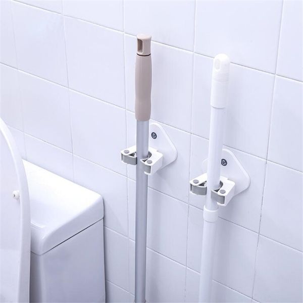 

broom hooks holder broom hanger mop hook storage rack organizer clips clamping fixed on garden wall