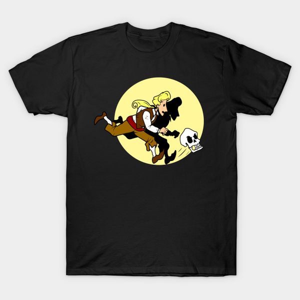 

мужчины тенниска приключения guybrush тенниска женщин тенниски, White;black