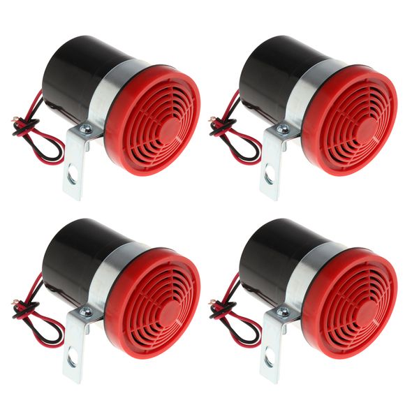 

4x 12v reversing alarm backup horn reverse siren beeper buzzer warning alert