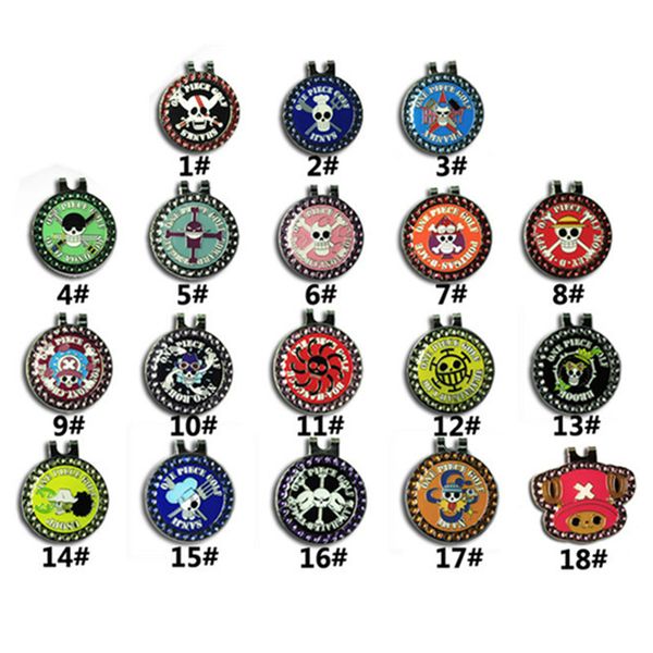 

new custom magnetic golf hat marks golf cap clip with ball marker multi-style for men women selectable 5pcs/lot, Black;white