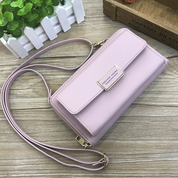 

ladies ladies pu leather vertical purse multifunctional standard clutch messenger bag fashion casual bag a30, Black;red