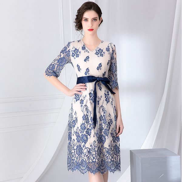 

летняя печать вышивка slim-fit maxi dress женская мода роскошная одежда женщины дизайнерские платья женщина vestidos de noche халат юбка, Black;gray