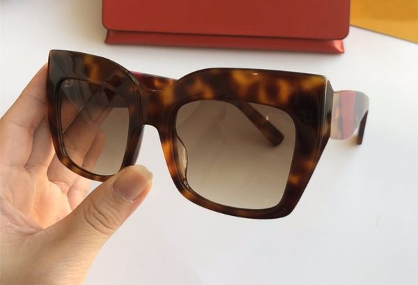 

luxury womens sunglasses womens cat eye sunglasses plank frame brown uv400 with case, box and cloth ff1080, White;black