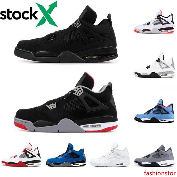 

4 white cement black cat 4s iv what the bred cool grey mens womens basketball shoes travis scots cactus jack designer sneakers 36-47