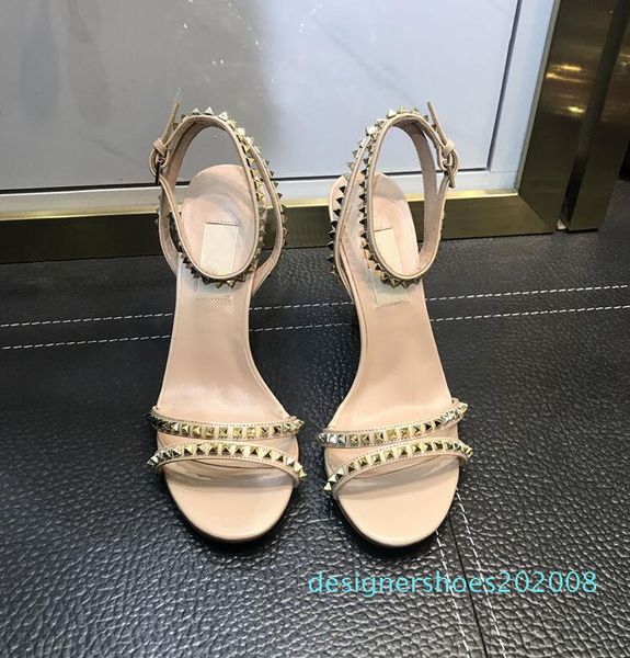 

high heel platform sandals designer women summer runway heels peep toe models fottwear shoes luxury designer chain shoes d08, Black