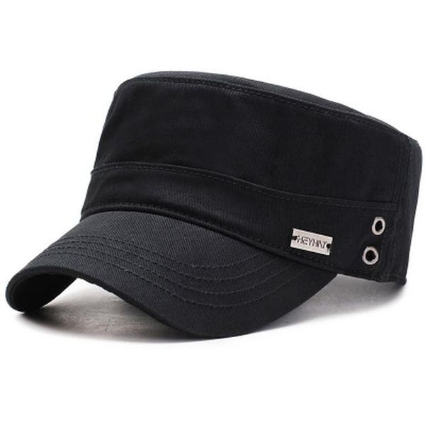 

2020 новй duck tongue hat men's вена лео оен зима four seasons бейбол visor flat top military hat в hat ок, Black;white