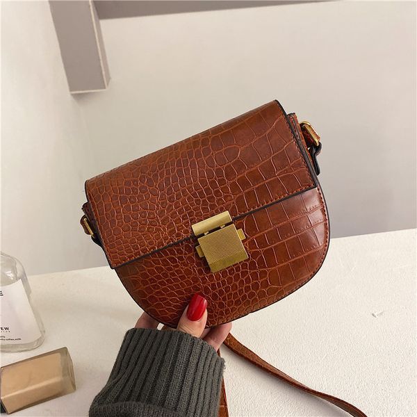 

net red wild saddle bag 2020 new fashion texture french niche small bag female crossbody shoulder women messenger bags