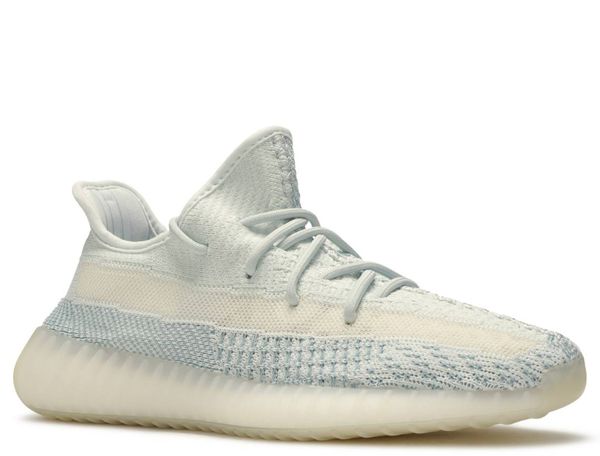 

2020 kanye west vv2 new cloud white non-reflective men women running shoes sneakers sports popular fashion