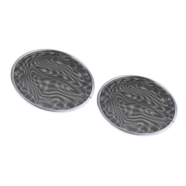 

pack of 2 bass drum heads mute pads black, 8inch 10inch