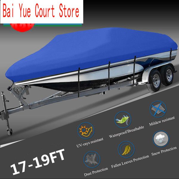 

17'' 18'' 19'' boat cover heavy duty waterproof fishing ski v-hull bass beam 95