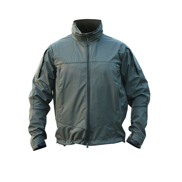 

lightweight waterproof soft shell tactical jacket men style hooded coat windbreaker casaul outdoor armyjacket camping, Blue;black