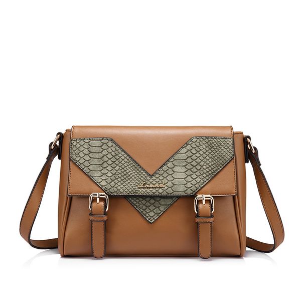 

lovevook women fashon shoulder bags ladies crossbody bags serpentine prints good quality lock cell phone pocket