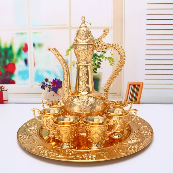 

metal art craft wine cups mugs set drinkware bar set tableware vintage home decoration gift kitchenware drink